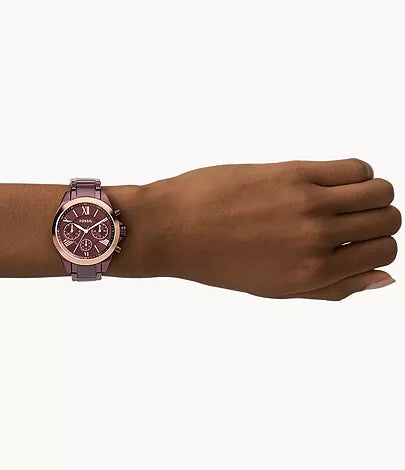Courier Chronograph Wine-Tone
